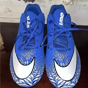 Nike Mens Vapor Shark 2 Football Cleats Size 13 Shoes Blue White 833391-410